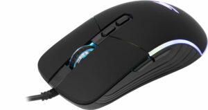 Baracuda NAUTILUS RGB | Bekabelde Gaming Muis | Rechtshandig | USB-A | 12800 DPI | Zwart