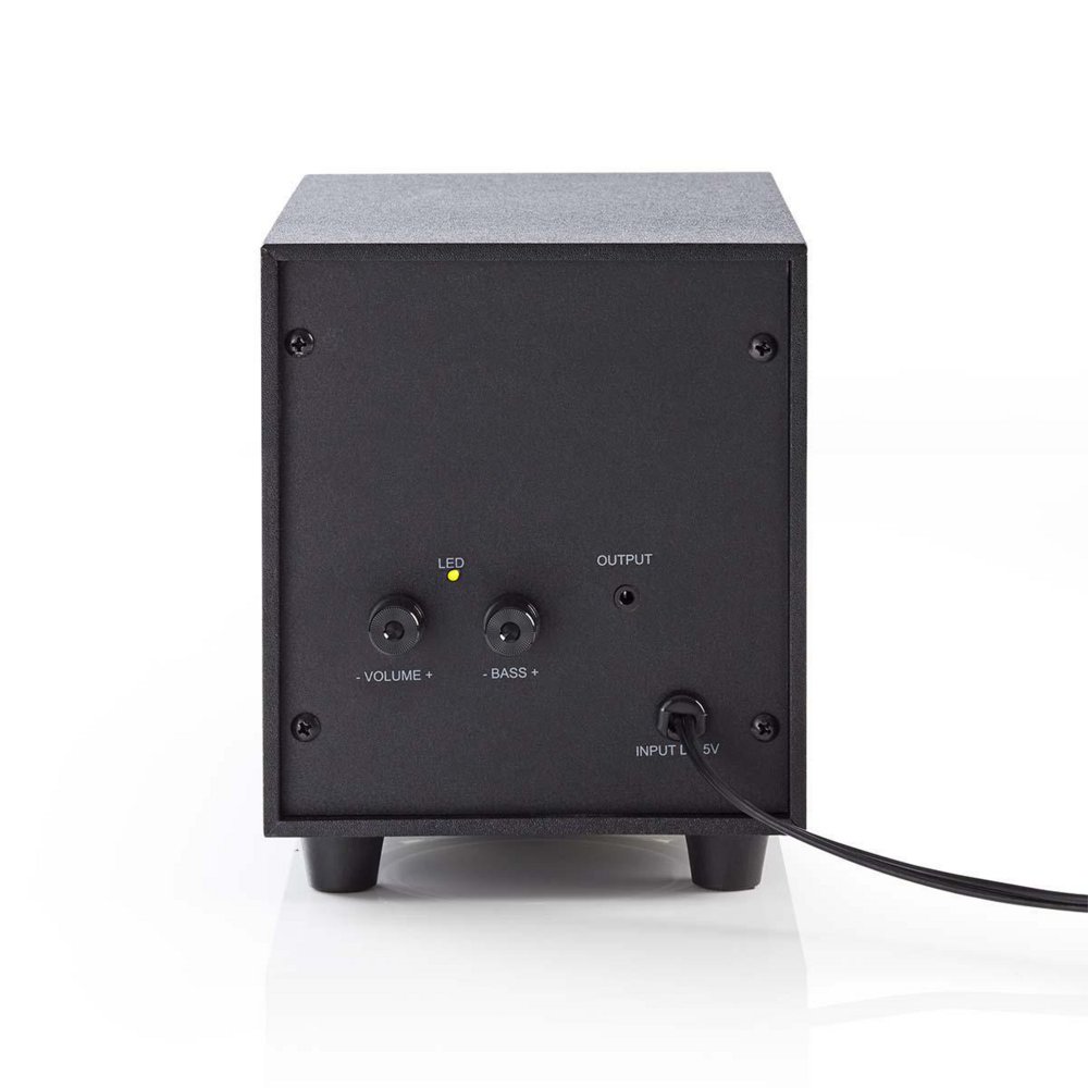 Nedis CSPR10021BK | 2.1 Luidsprekerset | 16W RMS | Zwart - Afbeelding 4