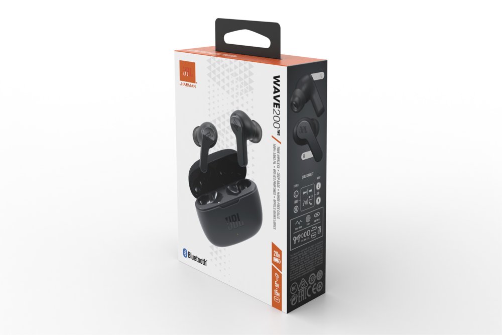 JBL Wave 200 TWS | Bluetooth In-Ear Oordopjes | Zwart - Afbeelding 11
