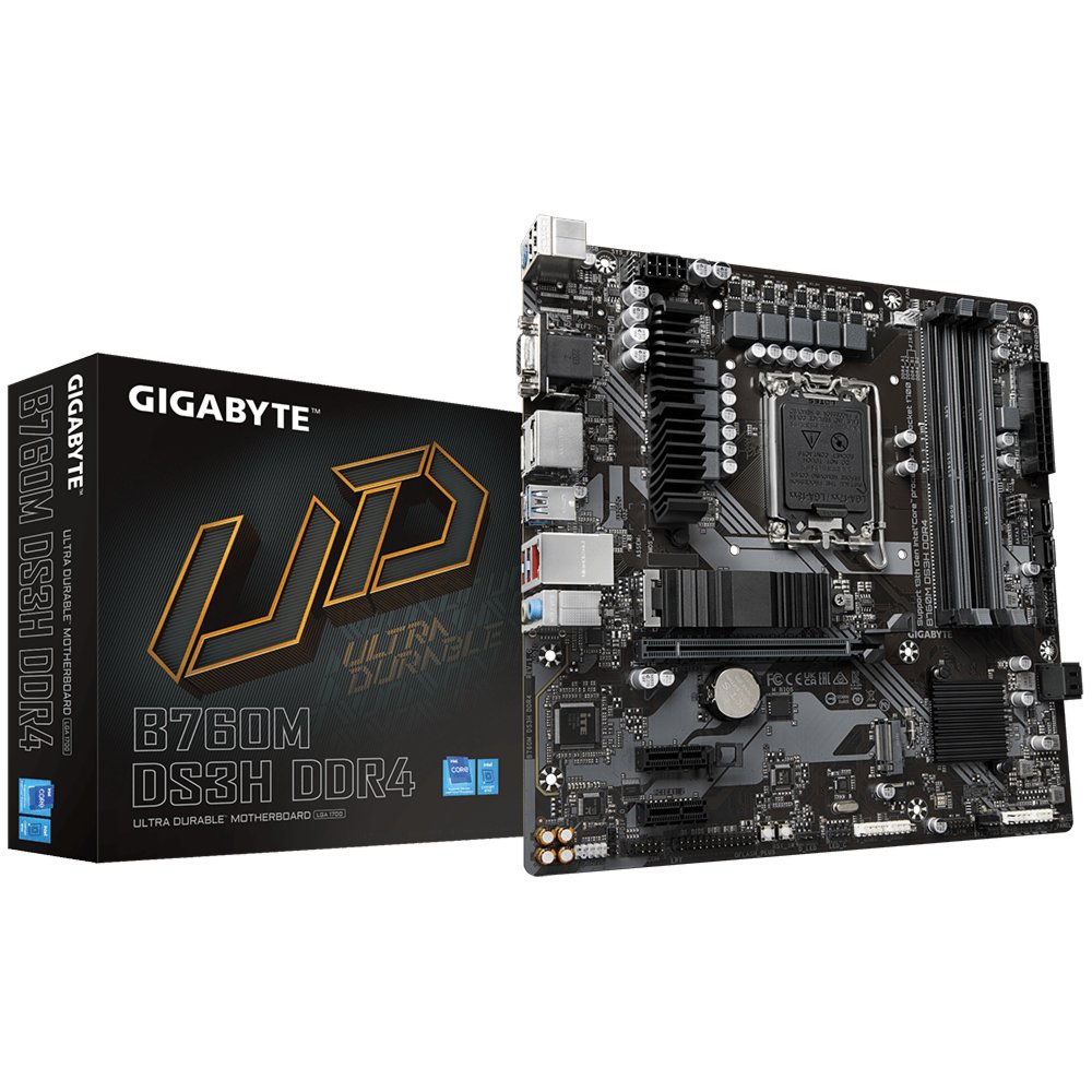 Gigabyte B760M DS3H DDR4 | Socket LGA 1700 | Intel B760 | 4xDDR4 | Micro-ATX | Moederbord - Afbeelding 7