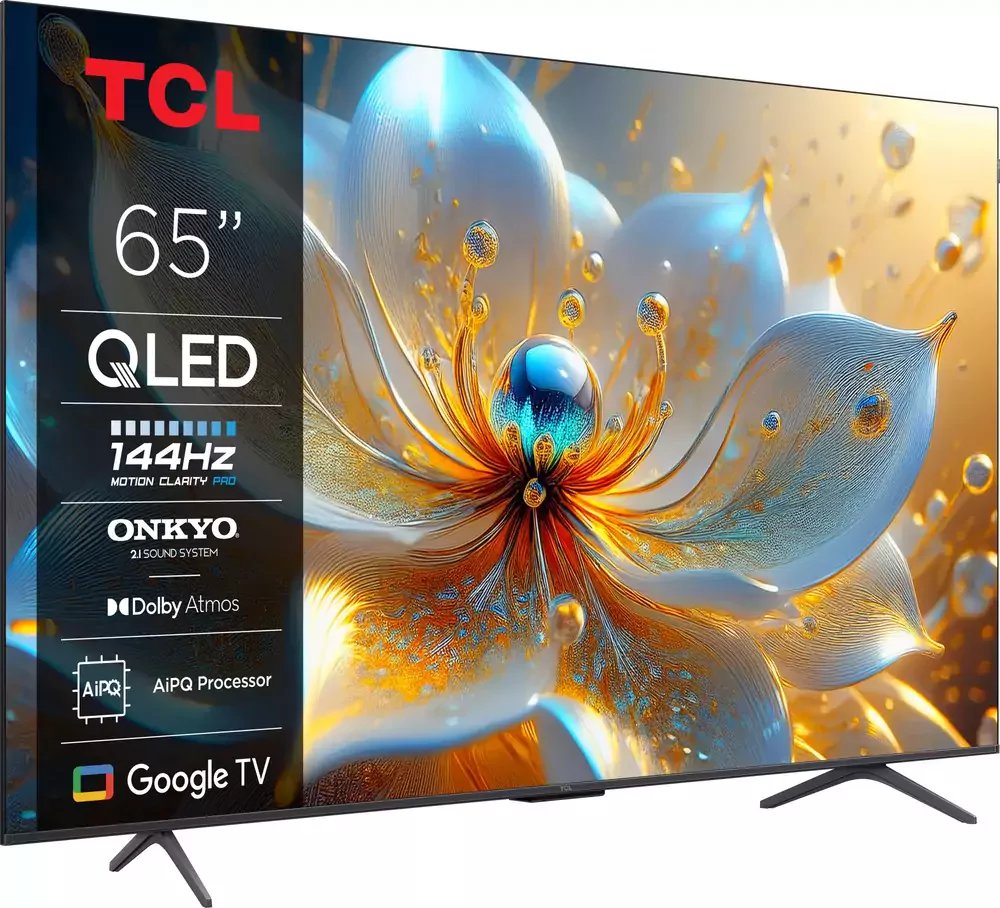 TCL 65T8C | 65" 4K Ultra HD QLED Smart TV | 120Hz | Google TV + Wifi | Dolby Vision | HDMI 2.1 (2025) - Afbeelding 4
