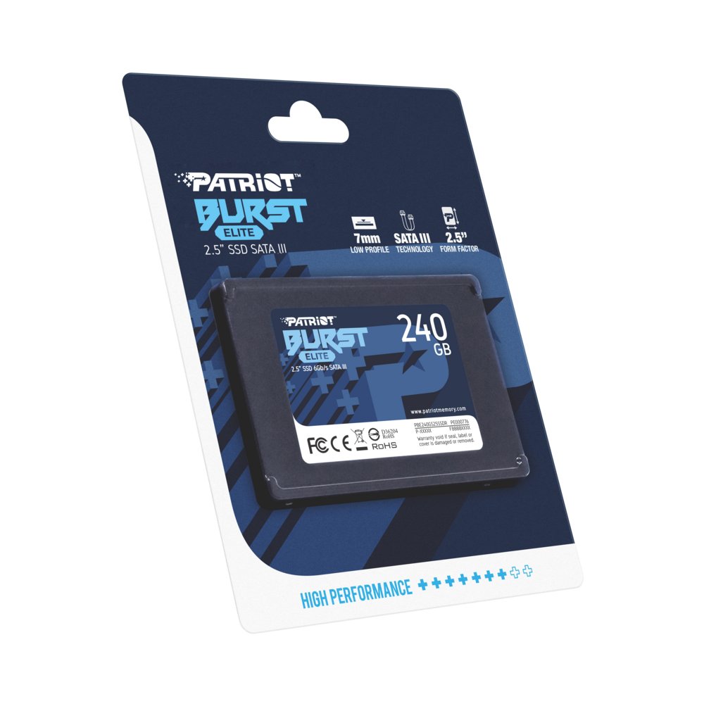 Patriot Burst Elite | 240GB SATA SSD | 2.5 inch | SATA III - Afbeelding 9