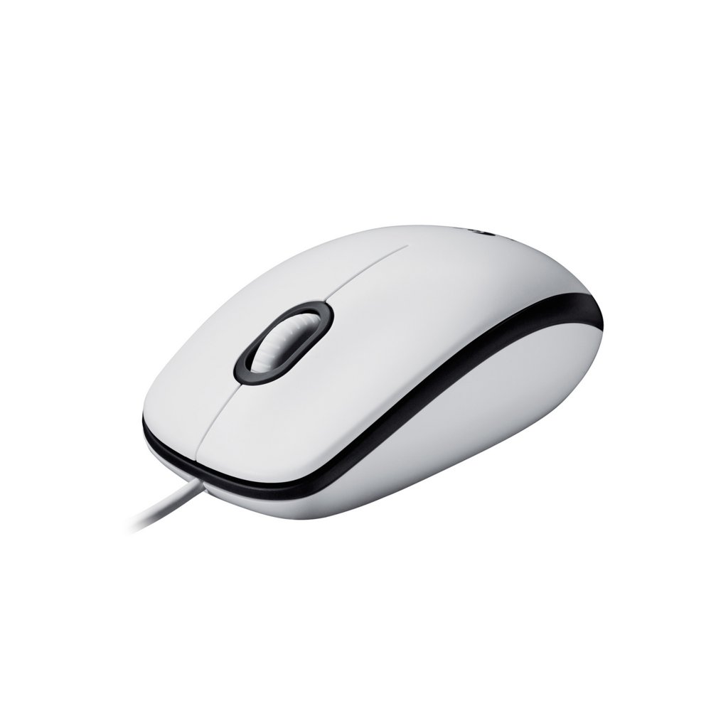 Logitech M100 | Bekabelde Muis | Links- en Rechtshandig | USB-A | 1000 DPI | Wit - Afbeelding 4