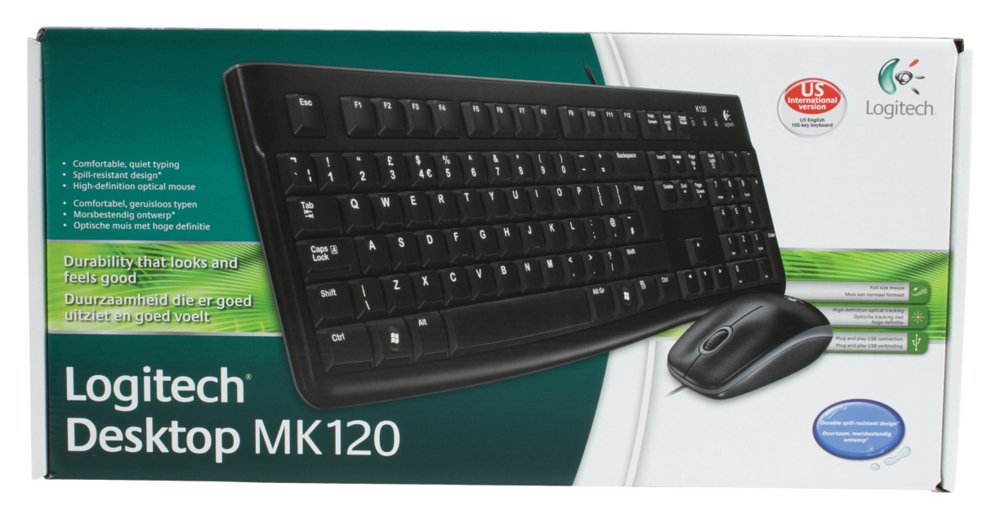 Logitech LGT-MK120 | Bedrade Muis en Toetsenbordcombo | QWERTY - Afbeelding 6