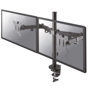 Neomounts Newstar FPMA-D550DBLACK | Verstelbare Monitor-bureaubeugel | Tot 32" | Max 8kg | VESA 100x100 | 2 Monitoren