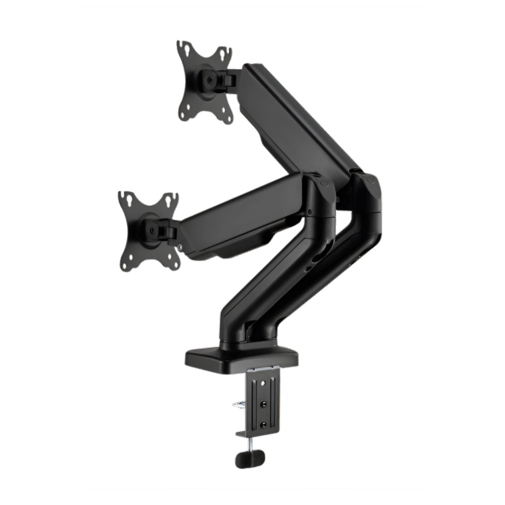 SBOX Flex LCD-S024-2 | Verstelbare Monitor-bureaubeugel | Tot 32" | Max 9kg | VESA 100x100 | 2 Monitoren - Afbeelding 4