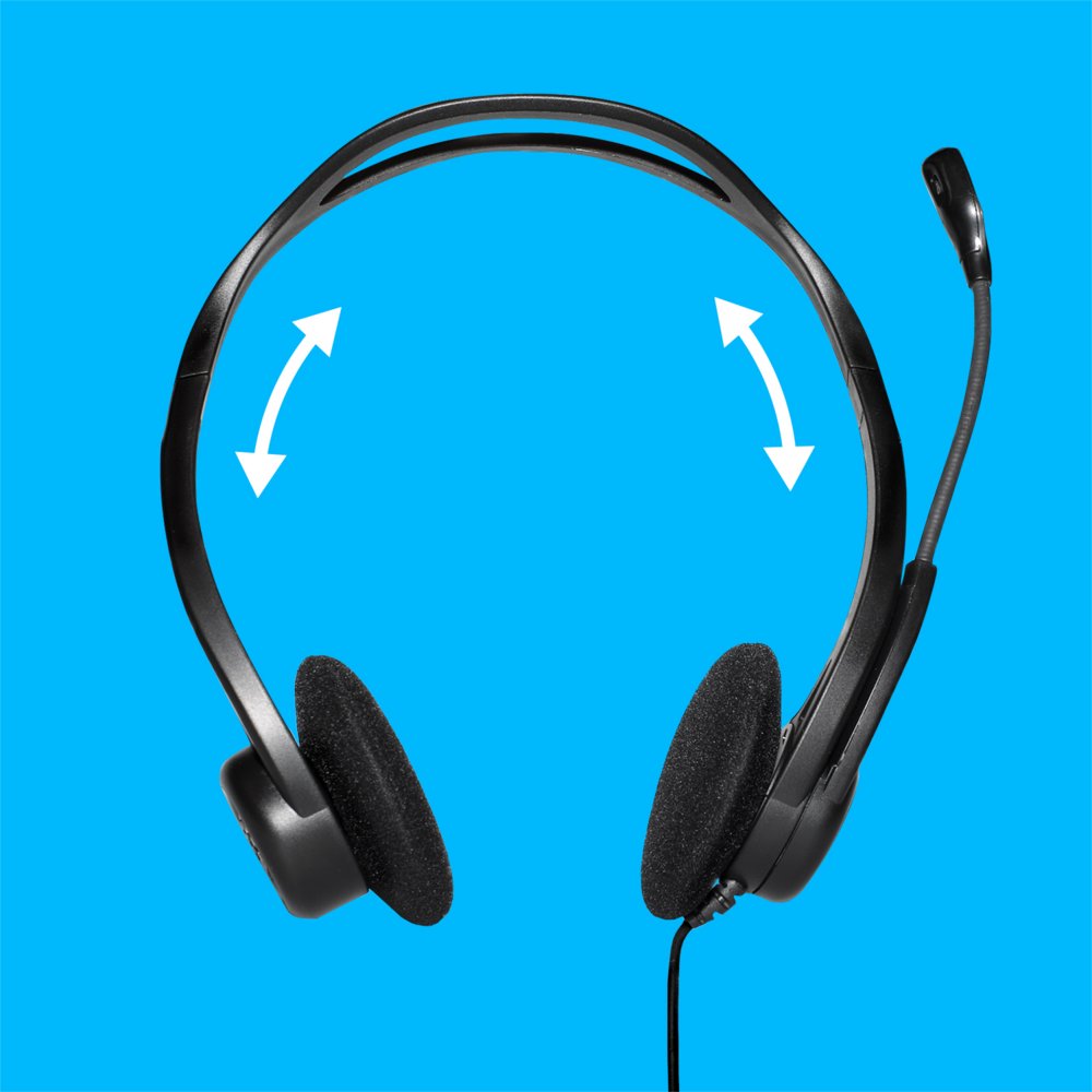 Logitech H960 | Bedrade On-ear Headset USB-A | Zwart - Afbeelding 13