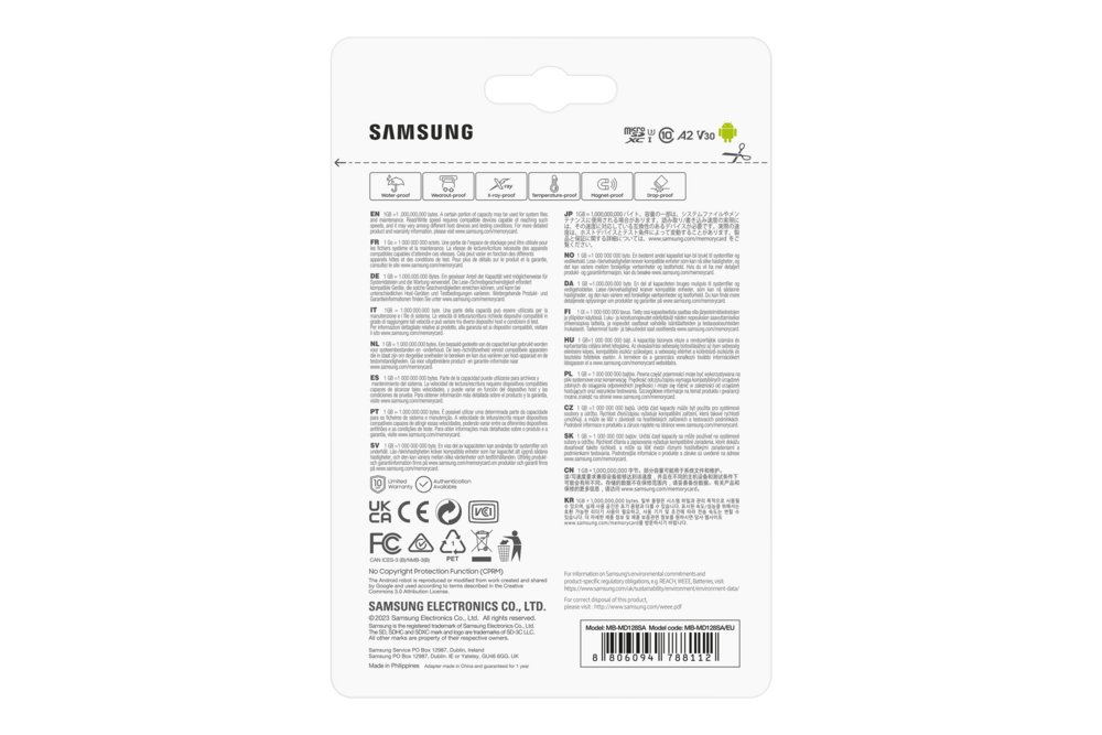 Samsung EVO Plus | MicroSDXC | 128GB | Class 10 | UHS-I U1 | Betrouwbare Opslag - Afbeelding 10