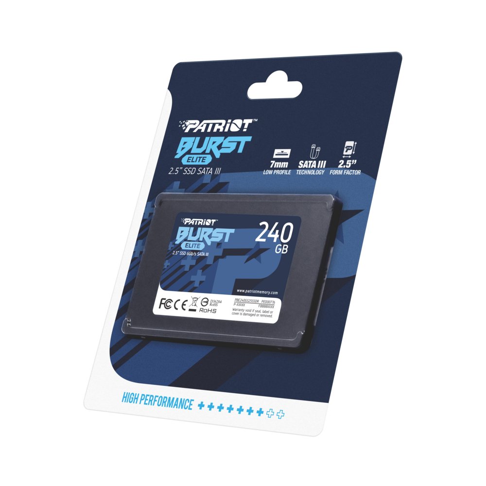 Patriot Burst Elite | 240GB SATA SSD | 2.5 inch | SATA III - Afbeelding 10