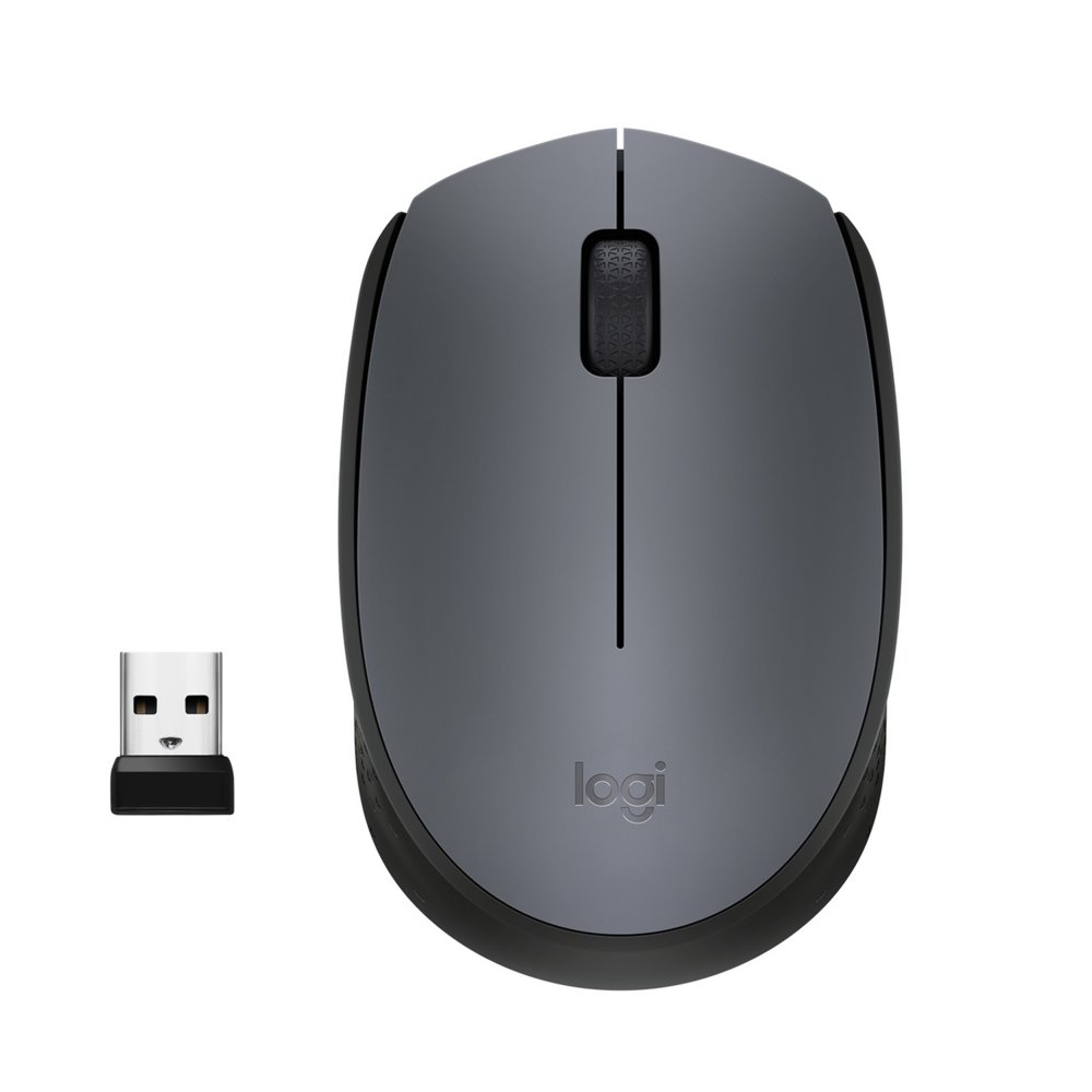 Logitech M170 | Draadloze Muis | Links- en Rechtshandig | RF | 1000 DPI | Grijs - Afbeelding 3