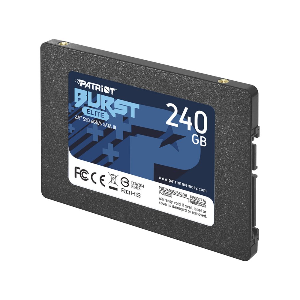 Patriot Burst Elite | 240GB SATA SSD | 2.5 inch | SATA III - Afbeelding 4