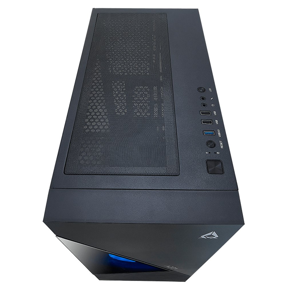 Azza Eclipse 440 ARGB | Midi Tower Case | Zwart - Afbeelding 4