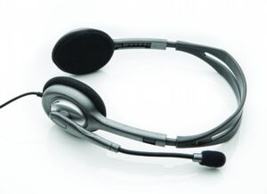 Logitech H110 | On-Ear Bedrade 3,5mm Koptelefoon met Microfoon | Zwart/Zilver