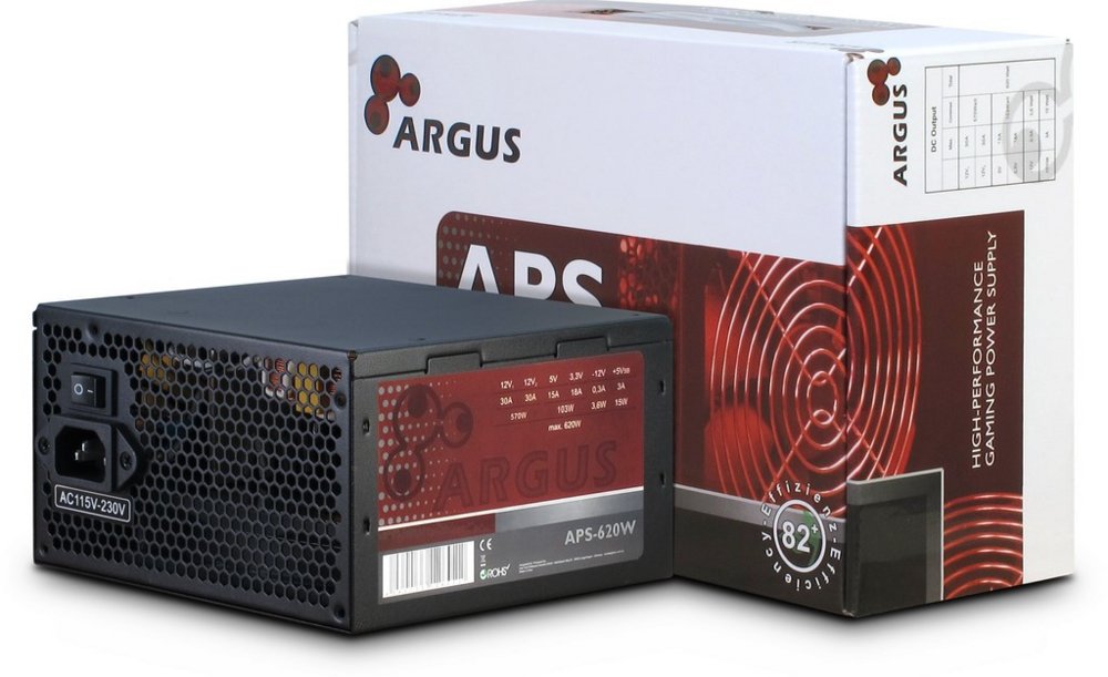 Inter-Tech Argus APS | 620 Watt ATX PSU | Power Supply | Voeding - Afbeelding 3