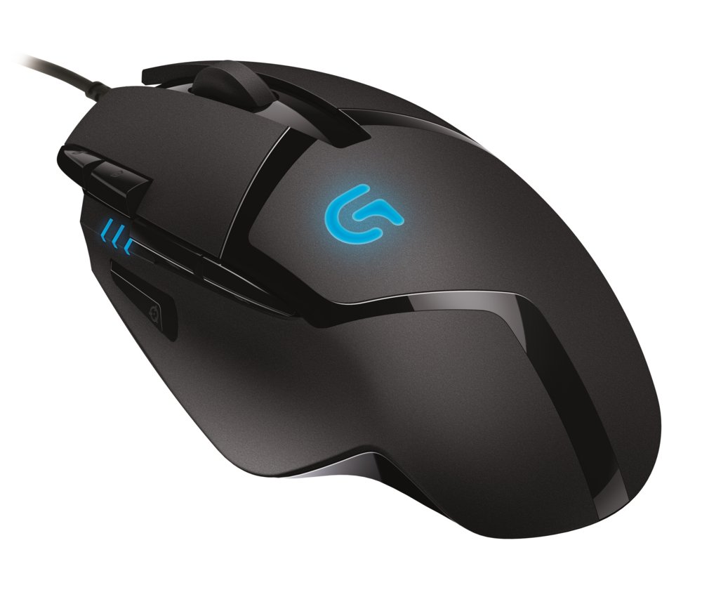 Logitech G402 Hyperion Fury | Bedrade Gaming Muis | Rechtshandig | USB-A | 4000 DPI | Zwart - Afbeelding 4