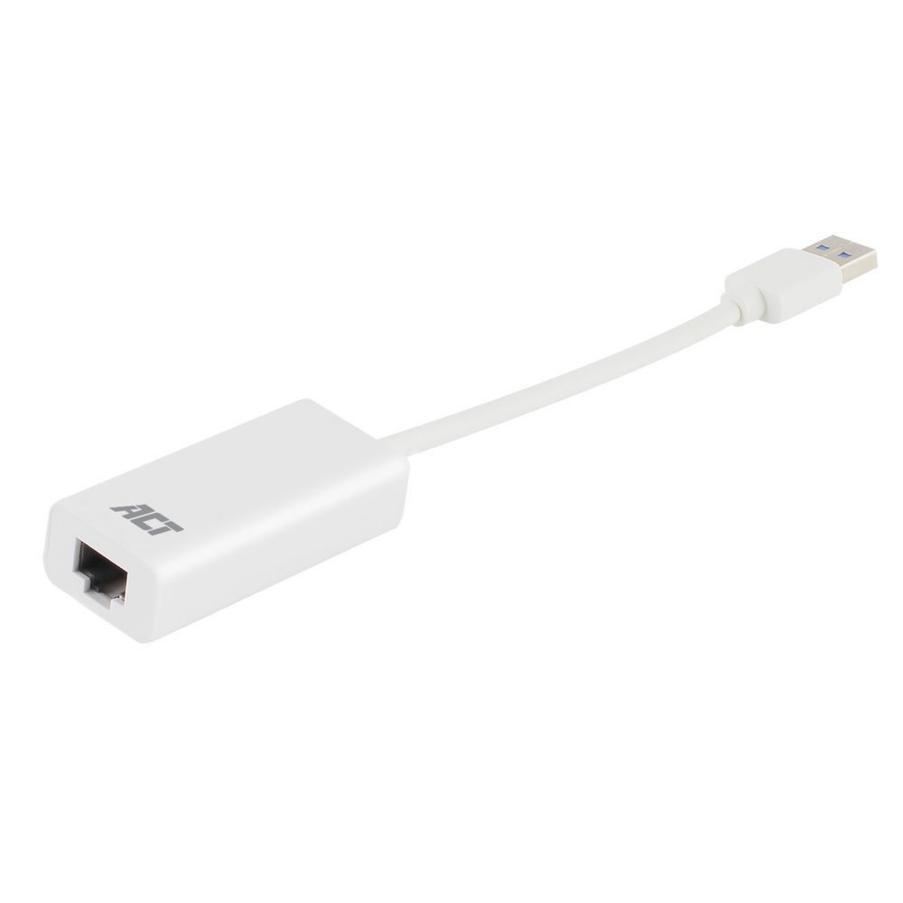 ACT AC4410 | USB 3.2 Gen1 Gigabit Ethernet Adapter | 1000 Mbps | Wit - Afbeelding 3