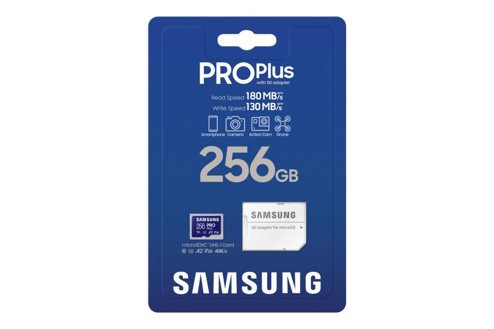 Samsung PRO Plus | MicroSDXC | 256GB | Class 10 | UHS-I U3 - Afbeelding 9