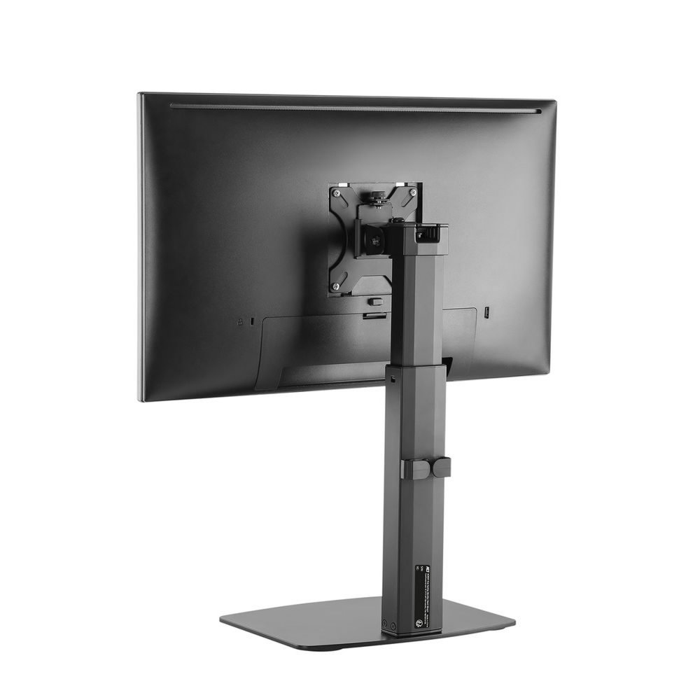 ACT AC8331 | In Hoogte Verstelbare Monitor-bureausteun | Tot 32" | Max 7kg | VESA 100x100 | 1 Monitor - Afbeelding 4