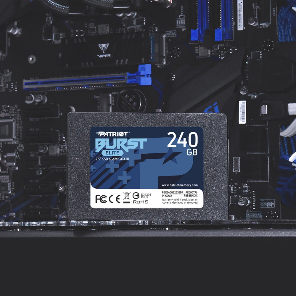 Patriot Burst Elite | 240GB SATA SSD | 2.5 inch | SATA III - Afbeelding 6