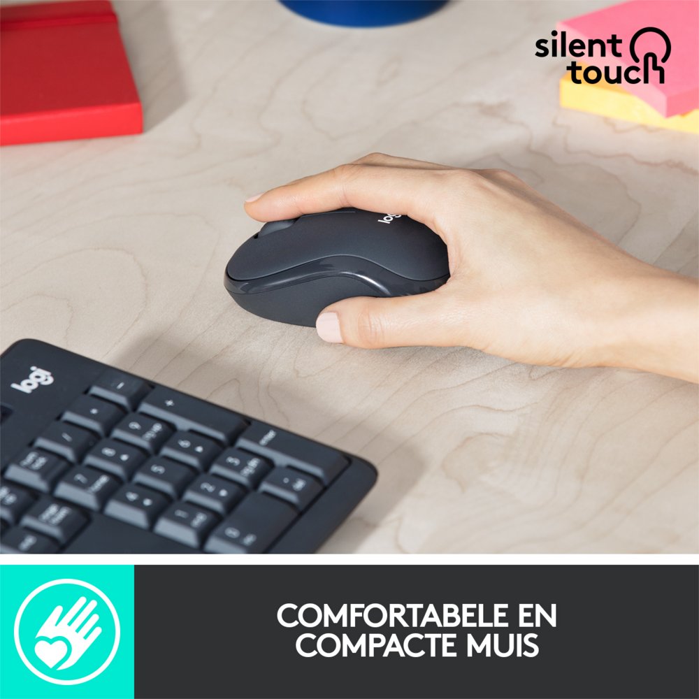 Logitech MK295 Silent | Draadloze Muis en Toetsenbordcombo | QWERTY - Afbeelding 10