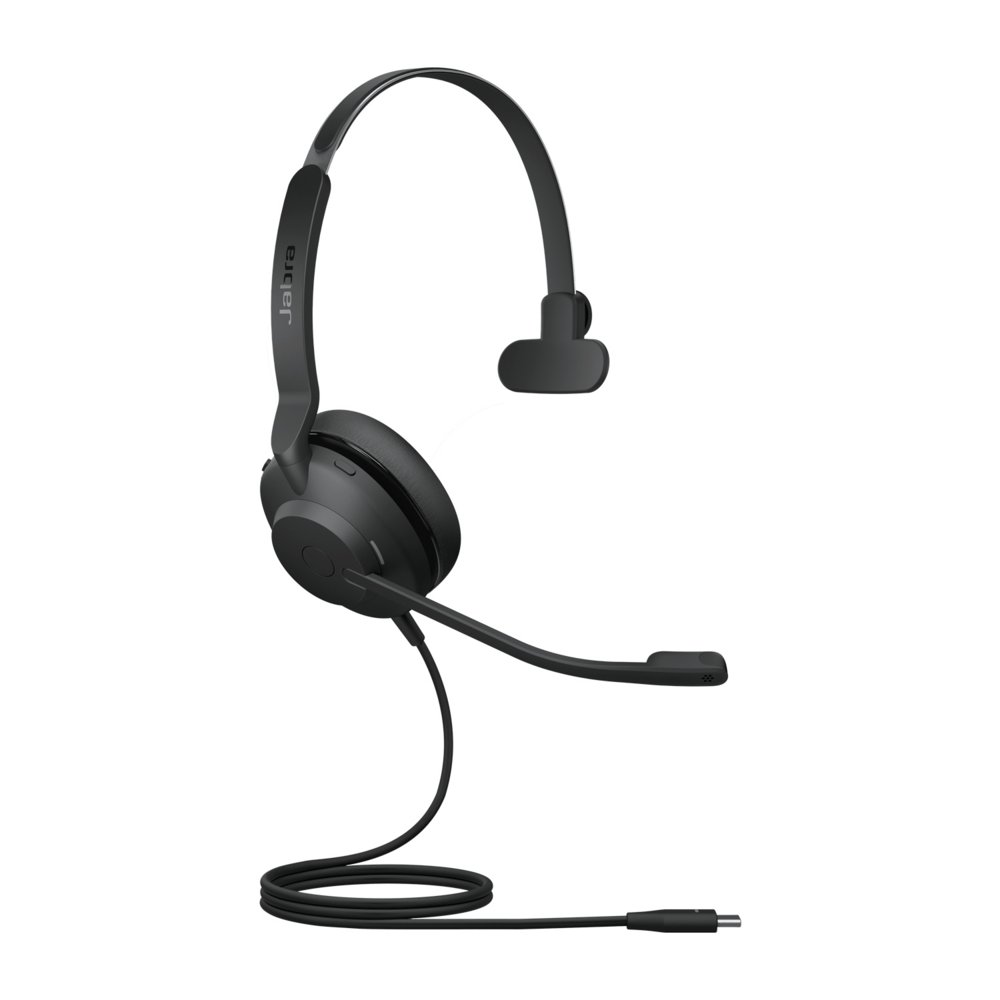 Jabra Evolve2 30 UC | Mono Bedrade On-Ear Headset USB-C | Zwart | OPEN BOX