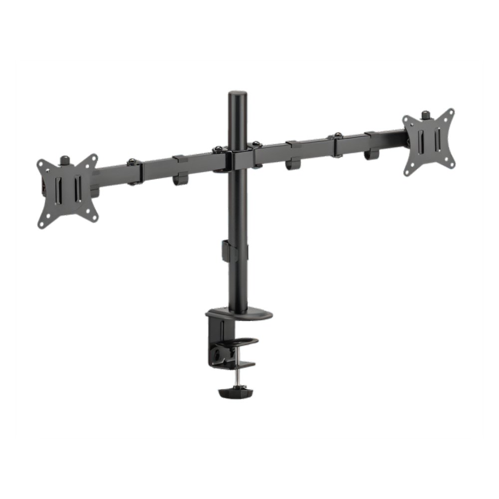 SBOX LCD-352/2-2 | Verstelbare Monitor-bureaubeugel | Tot 32" | Max 9kg | VESA 100x100 | 2 Monitoren