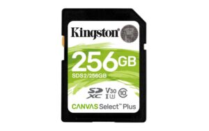Kingston Canvas Select Plus | SDXC | 256GB | Class 10 | UHS-I U1
