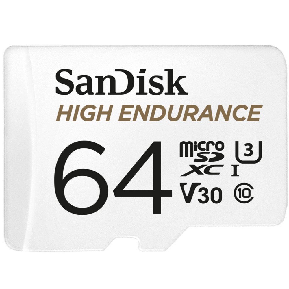 SanDisk High Endurance | MicroSDXC | 64GB | Class 10 | UHS-I U3