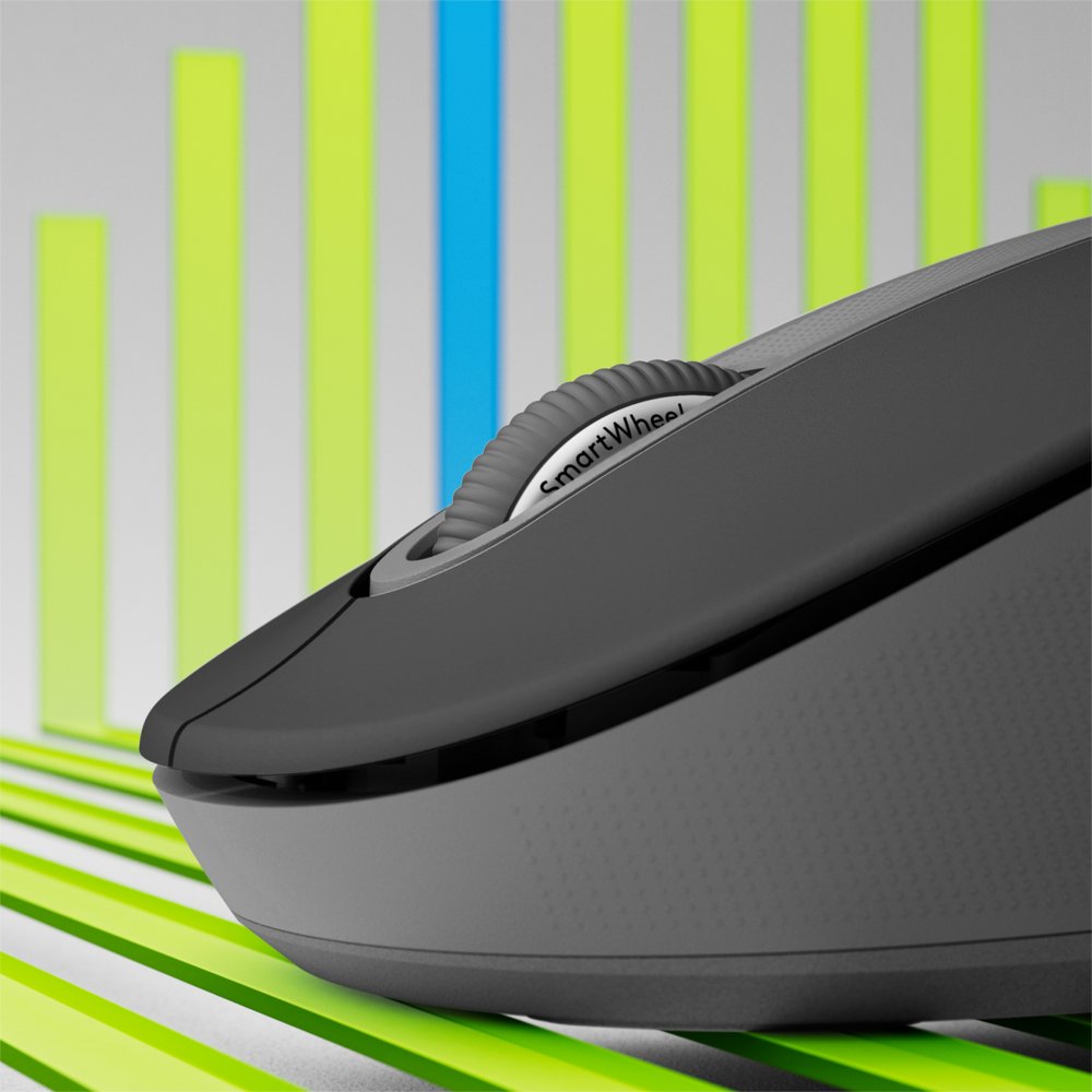 Logitech Signature M650 | Draadloze Muis | RF-Draadloos + Bluetooth | 1000 DPI | Grafiet - Afbeelding 3