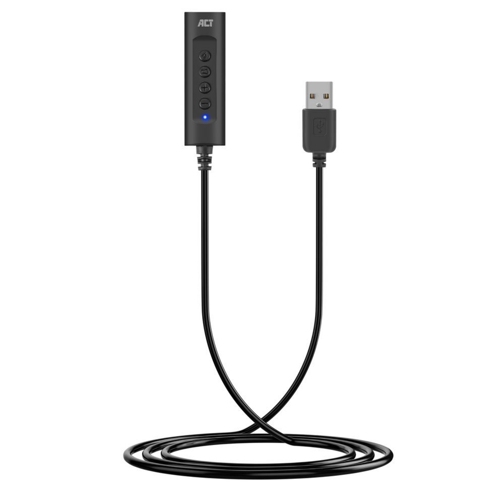 ACT AC9360 | USB Geluidskaart | 3,5 mm Audio | Plug & Play | Compact Design - Afbeelding 3