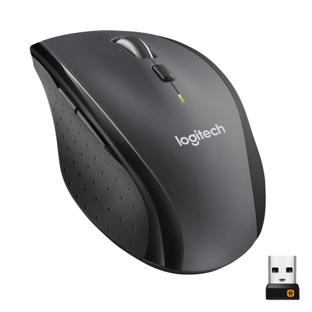 Logitech Marathon M705 | Draadloze Muis | Rechtshandig | RF | 1000 DPI | Zwart - Afbeelding 3