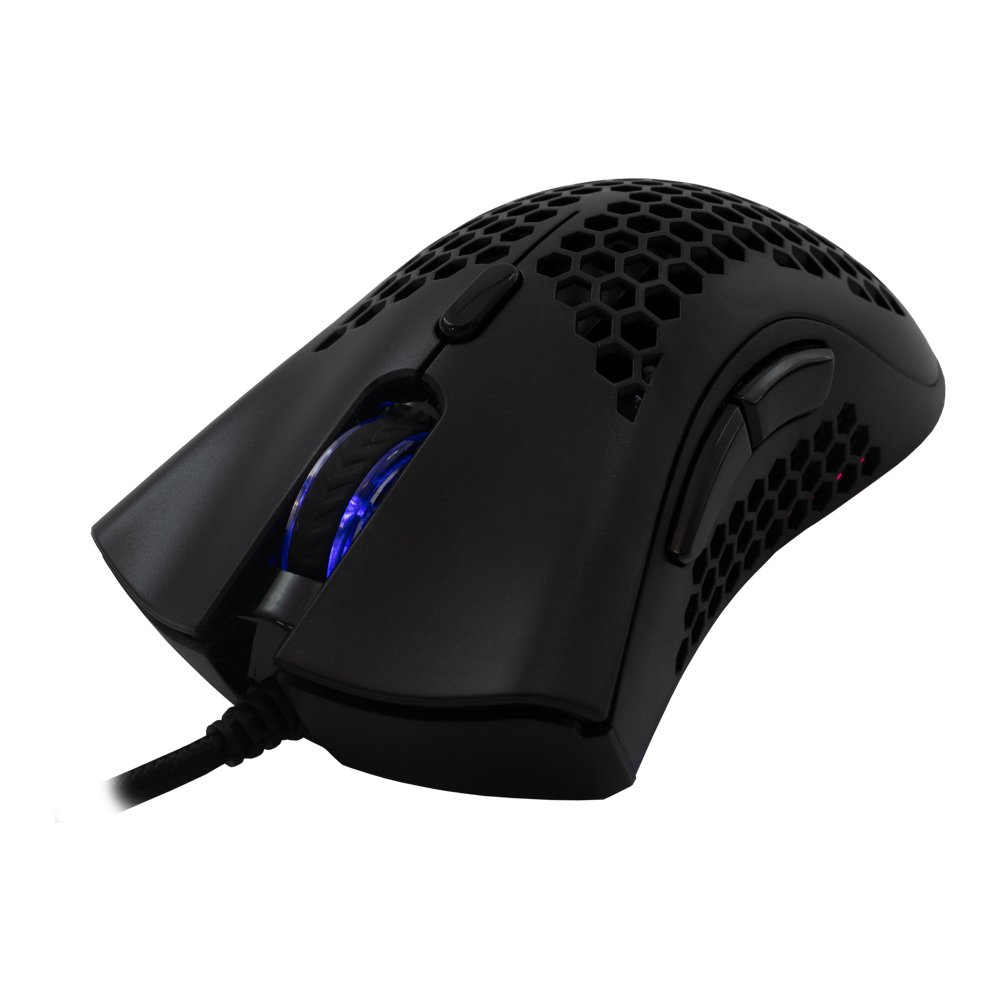 Baracuda CORAL RGB | Bedrade Gaming Muis | USB-A | 12800 DPI | Zwart - Afbeelding 7
