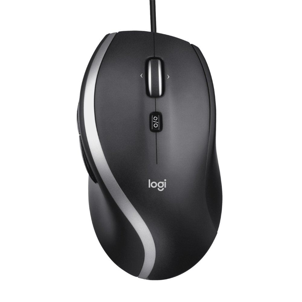 Logitech M500s Advanced | Bekabelde Muis | Rechtshandig | USB-A | 4000 DPI | Zwart/Zilver
