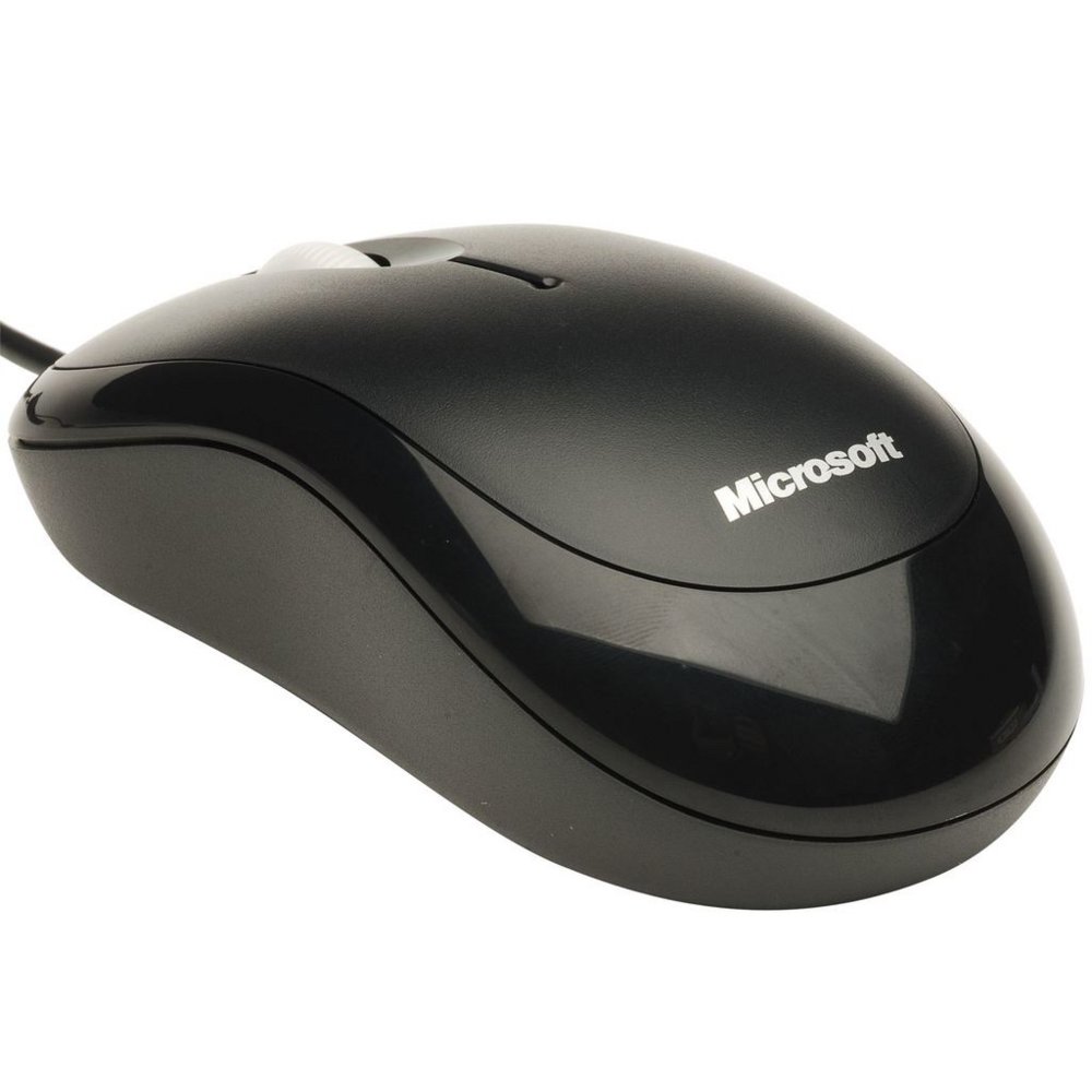 Microsoft 4YH-00007 | Bekabelde Muis | Links- en Rechtshandig | USB-A | 800 DPI | Zwart