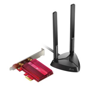 TP-Link Archer TX3000E | Wi-Fi 6 PCIe Adapter | 2402 Mbps (5 GHz) + 574 Mbps (2,4 GHz) | Bluetooth 5.0 | PCIe x1