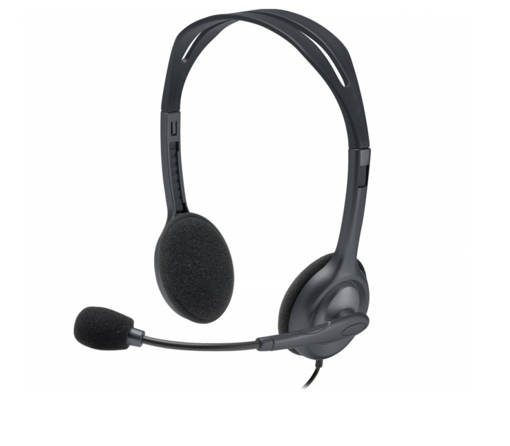 Logitech H111 | On-Ear Bedrade 3,5mm Koptelefoon met Microfoon | Grijs