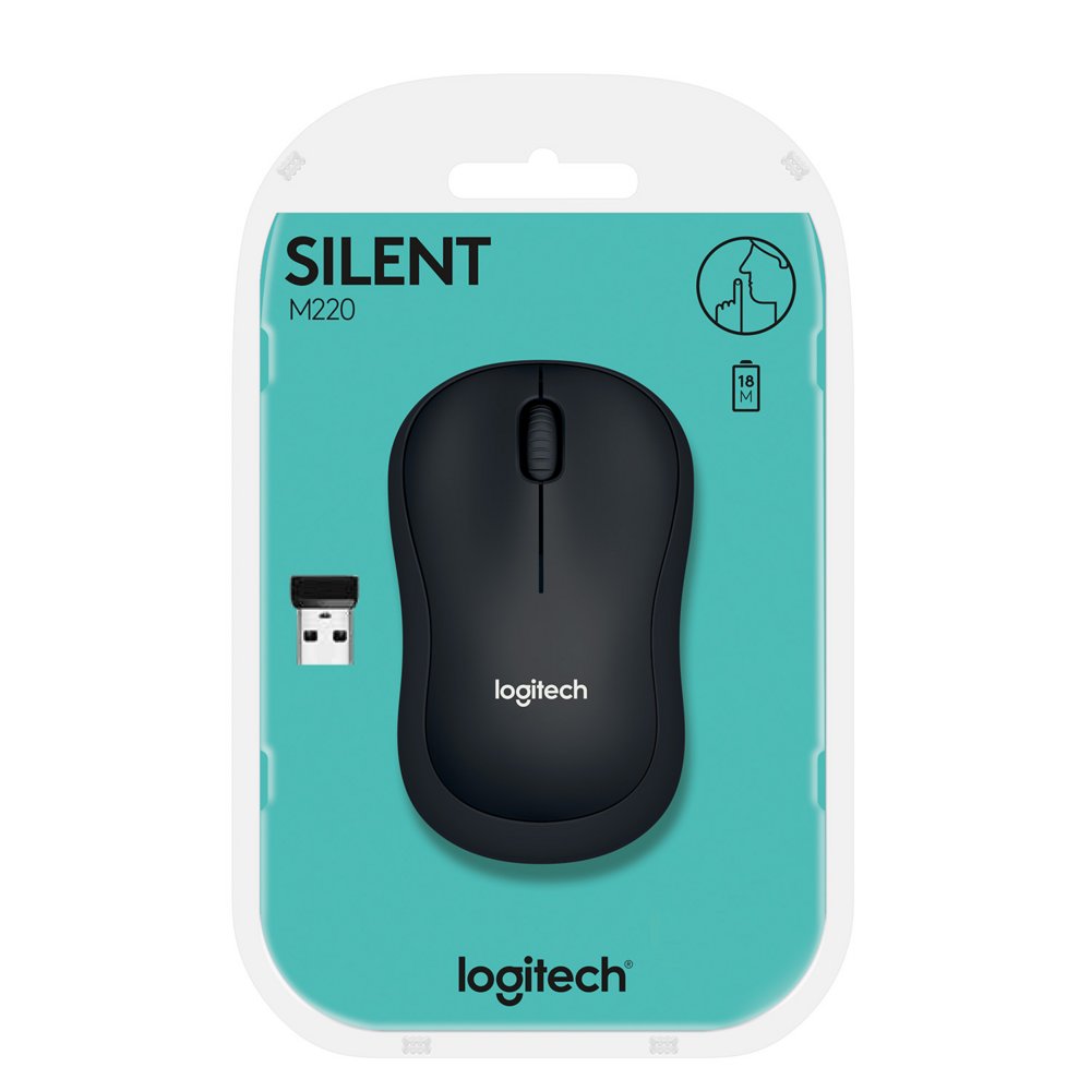 Logitech M220 | Draadloze Muis | Links- en Rechtshandig | RF | 1000 DPI | Grijs - Afbeelding 6