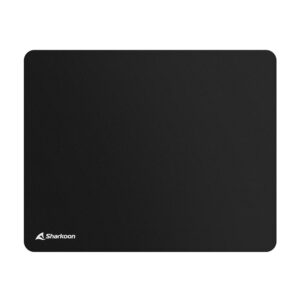 Sharkoon 1337 V2 Gaming Mat XL | Gaming-muismat | XL-formaat (444 x 355 mm) | Waterafstotend textiel | Antislip rubberen onderzijde | Zwart
