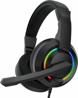 Baracuda HYDRA RGB Rainbow | Gaming Headset 3,5mm & USB | Zwart