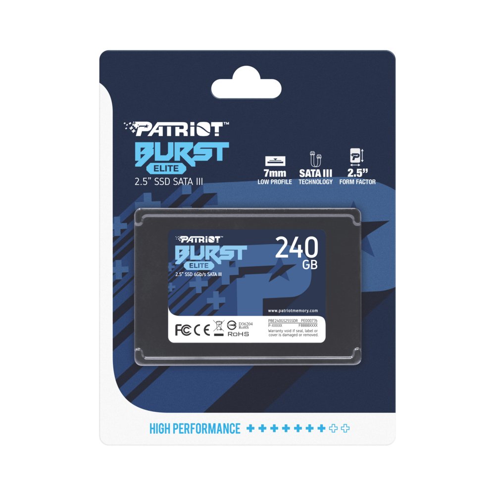 Patriot Burst Elite | 240GB SATA SSD | 2.5 inch | SATA III - Afbeelding 8