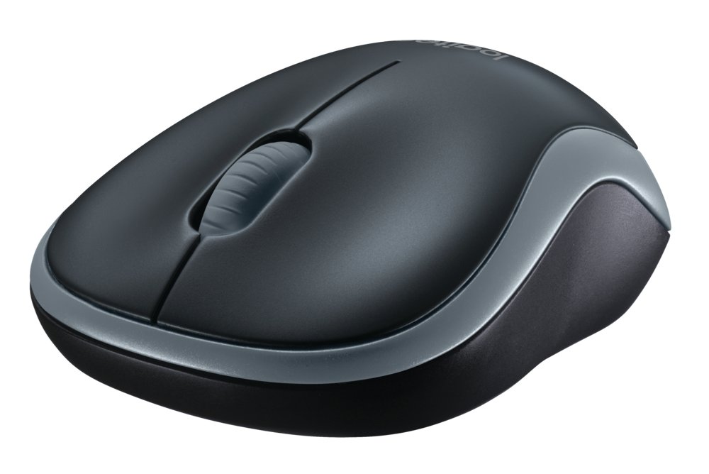 Logitech M185 | Draadloze Muis | Links- en Rechtshandig | RF | 1000 DPI | Zwart/Grijs - Afbeelding 4