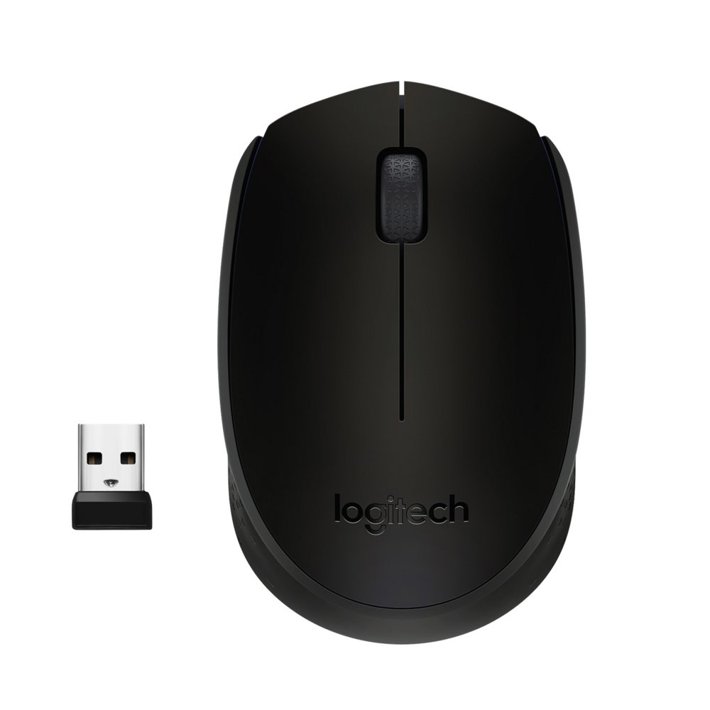 Logitech M171 | Draadloze Muis | Links- en Rechtshandig | RF | 1000 DPI | Zwart - Afbeelding 3