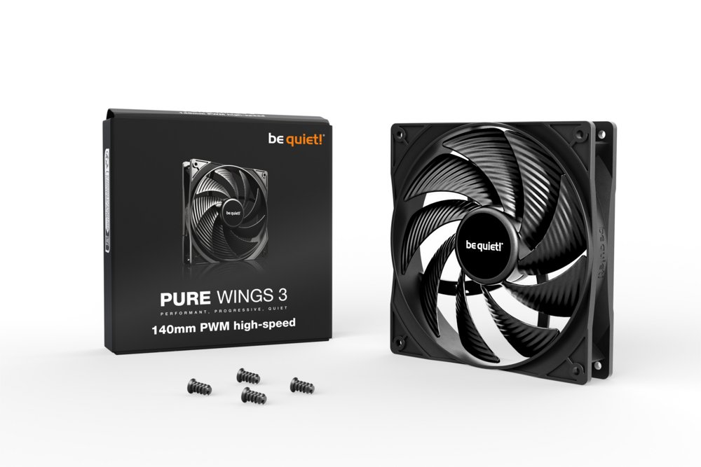 be quiet! Pure Wings 3 | 140mm PWM High Speed Case Fan - Afbeelding 4