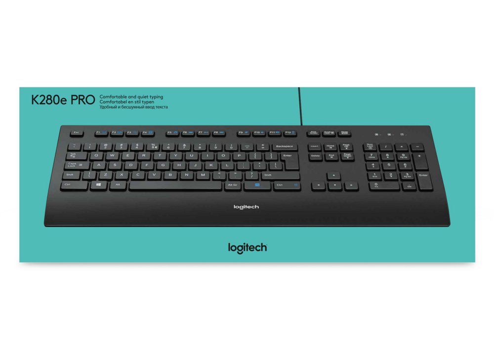 Logitech K280E OEM | Bedraad Toetsenbord | QWERTY - Afbeelding 13