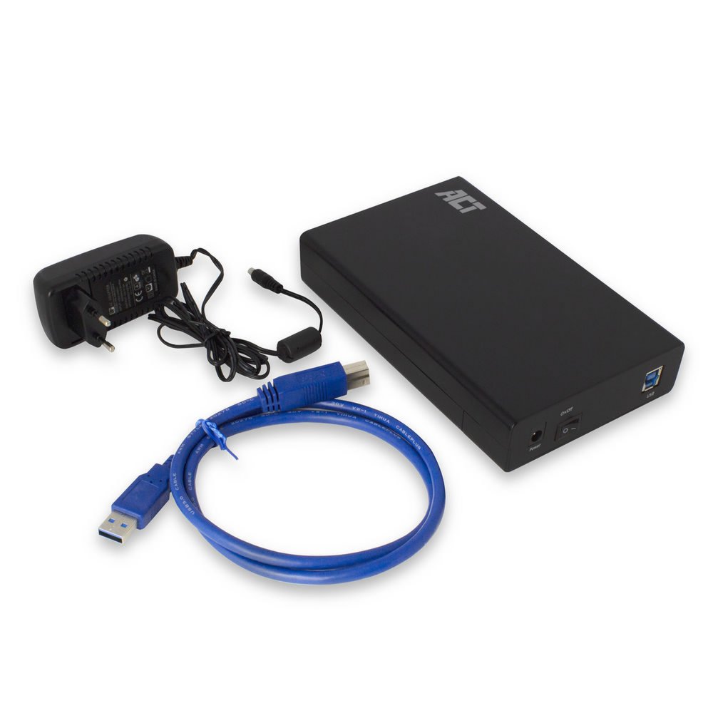 ACT AC1405 | 3,5" SATA HDD Behuizing | USB 3.2 Gen1 (5 Gbit/s) | Schroefloos Design - Afbeelding 7