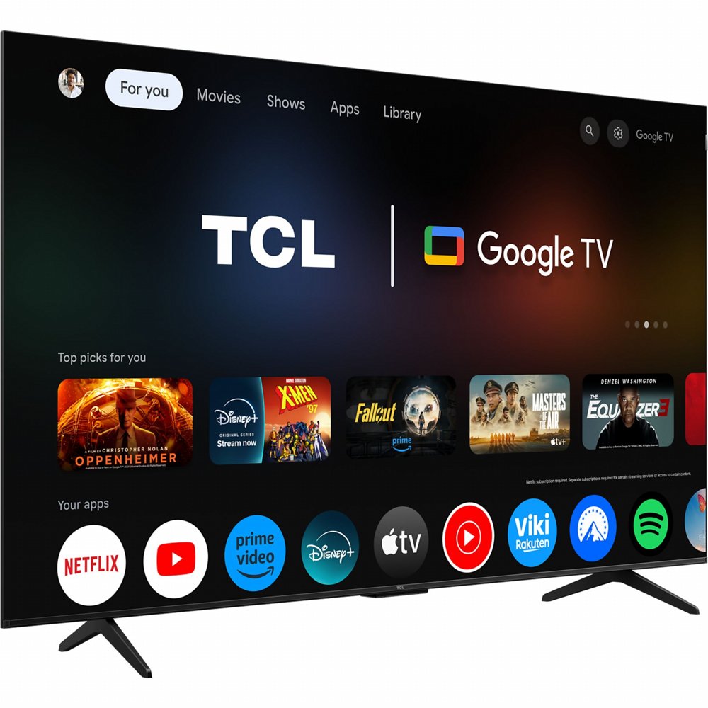 TCL 65T69C | 65" 4K Ultra HD QLED Smart TV | 60Hz | Google TV + Wifi | Dolby Vision | HDMI 2.1 (2025) - Afbeelding 4