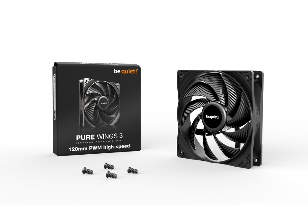 be quiet! Pure Wings 3 | 120mm PWM High Speed Case Fan - Afbeelding 4