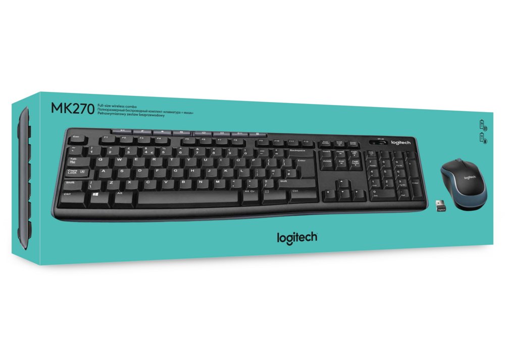 Logitech MK270 | Draadloze Muis en Toetsenbordcombo | QWERTY - Afbeelding 6