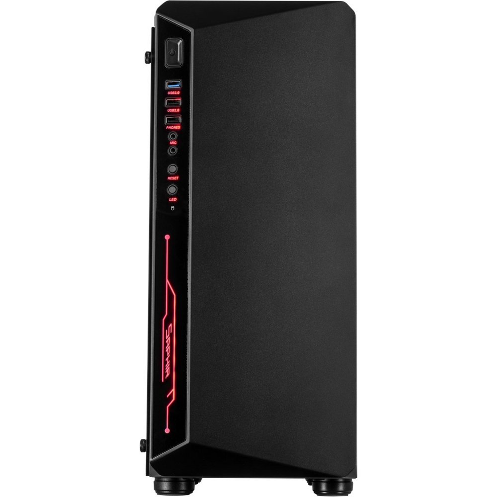 Inter-Tech C-3 Saphir RGB | Midi Tower | Zwart - Afbeelding 8