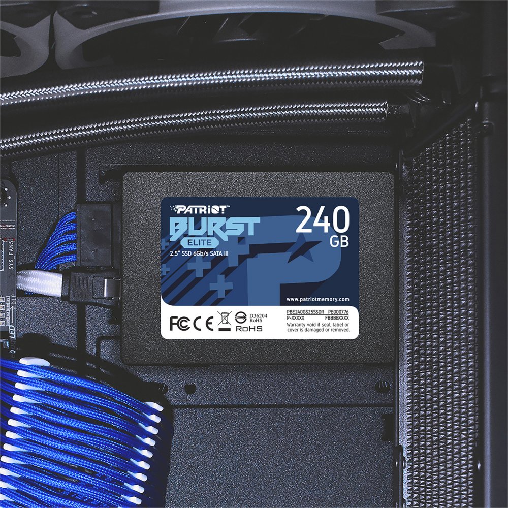 Patriot Burst Elite | 240GB SATA SSD | 2.5 inch | SATA III - Afbeelding 7